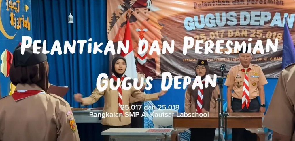 PERESMIAN GUDEP PANGKALAN SMP AL-KAUTSAR LABSCHOOL - Cover Image